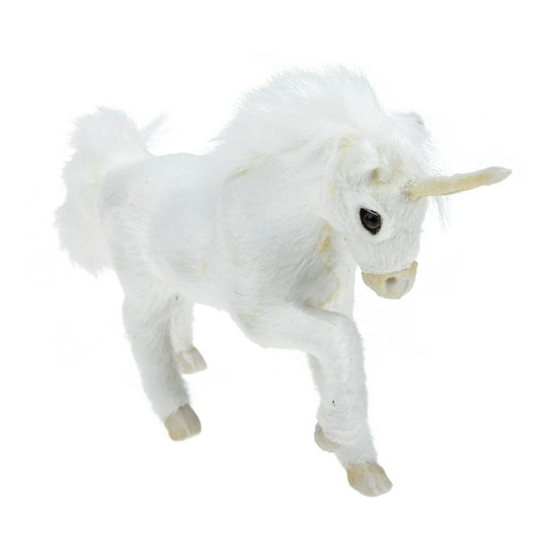 EeaseMX Encantadora simulación de animales animales peluches decoración de forma de unicornio de unicornio casa de peluche muñeca