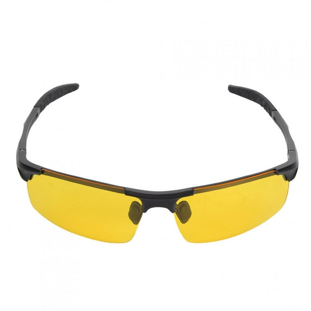 AMONIDA Dustproof Driving Sunglasses HD Yellow Lens Anti Glasses Men Women  Polarized Night Vision Sunglasses For Cycling Safety 