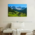 thumbnail image 2 of Elephant Stock Village In Santa Maddalena Wall Art - Horizontal Canvas Wall Art - Living Room Wall Decor - Nature Canvas - Blue And Green Decor - 39" x 26", 2 of 4