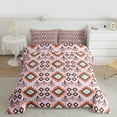 thumbnail image 2 of Manfei Boho Hippie Aztec Bedding Comforter Set, Retro Geometric Abstract Twin Comforter Sets, Tribal Western Style Reversible Bedding Set, Super Cozy Room Decor, 2pcs, 2 of 8