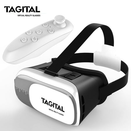 Tagital VR Virtual Reality Headset 3D Glasses Adjust Cardboard VR BOX For 3.5~6.0" Smart Phones iPhone 6/6 plus Samsung Galaxy IOS Android Phones