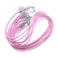 thumbnail image 2 of Abbracc 10x Colorful Clasp Cord Necklace Chains For DIY Jewelry Making PINK, 2 of 9