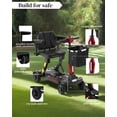 thumbnail image 5 of 15 Miles Long Range 4 Wheels Mobility Scooter for Adults&Seniors-Lightweight Fully Automatic Folding Scooter, 46lbs with 350W Powered Electric Wheelchair,Lithium Battery, Airline-Approved,Red, 5 of 8