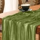 thumbnail image 3 of Camino de mesa de gasa verde Boho 35x70 pulgadas - Decoración navideña para comedor de cocina en casa y interior, 3 of 5