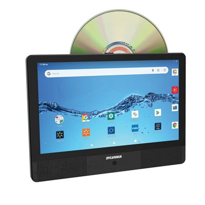 Sylvania SLTDVD1024 10.1″ 1GB/16GB Quad Core Android Tablet/Portable DVD Player Combo