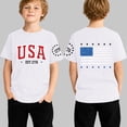 thumbnail image 2 of 4th of July Shirts Toddler Boys Girls American Flag USA T-Shirt Kids Patriotic Tee Tops 1-13Y, 2 of 4