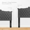 thumbnail image 6 of Modway Louisa Tufted Performance Velvet Full/Queen Headboard in Charcoal, 6 of 7