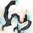 thumbnail image 3 of Vess, June Erica 20x20 Black Modern Framed Museum Art Print Titled - Pastel Horizon III, 3 of 5