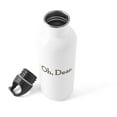 thumbnail image 4 of CafePress - Oh Dear Stainless Water Bottle 1 - Stainless Steel Water Bottle, Sports Bottle, 1.0L, 4 of 5