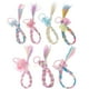 thumbnail image 4 of Extensiones de cabello trenzadas coloridas chicas 7pcs con toques de fiesta de goma de goma, 4 of 6