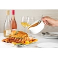 thumbnail image 2 of Kook Gravy Boat and Saucer with Spoon, 23.8 oz, White, 2 of 5
