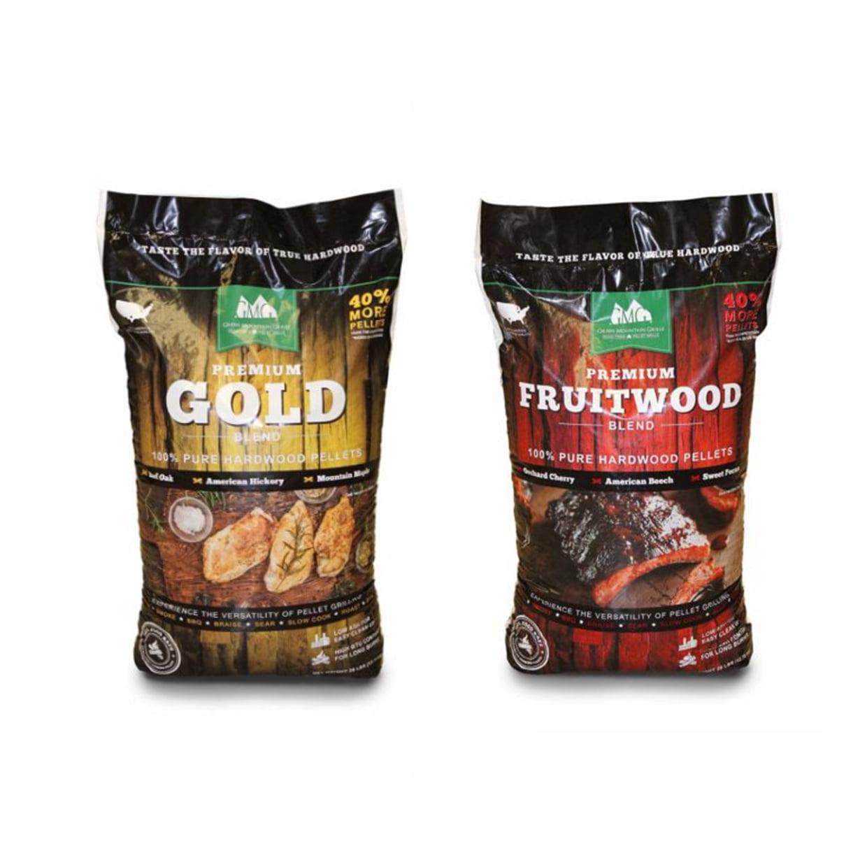Green Mountain Grills Premium Gold Hardwood Grilling Pellets