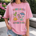 thumbnail image 4 of Back To School Shirt, Funny Dinosaur Teacher Tee, Dinosaurs Didn’t Know Math Classroom Shirt, Teacher Appreciation Gift, School Outfit, 4 of 10