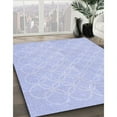 thumbnail image 2 of Ahgly Company Indoor Square Patterned Heavenly Blue Area Rugs, 4' Square, 2 of 6