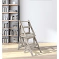 thumbnail image 2 of AFD Home Mystique Gray Library Chair Stepladder, 2 of 5