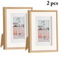 thumbnail image 2 of Picture Frame Set Plastic - 2PCS Rectangle 4x6 Inch Photo Frame Table Top Frame, 2 of 10
