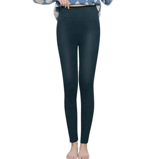 Black Friday Sales Now! Cameland Women Printing Warm Tight Thick Plush Wool  Waist Full Length Pants Trousers Leggings 