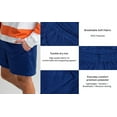 thumbnail image 4 of Ma Croix Men's Mesh Shorts With Pockets Gym Basketball Activewear, 4 of 5