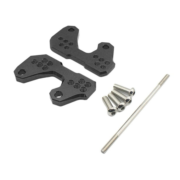 Kit de soporte de elevación trasera para pies de base de estribos traseros compatible con R3 R25 MT03 negro
