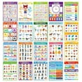 thumbnail image 1 of English Learning Theme Cognition Fruit Color Animal Children's Education Poster, 1 of 2