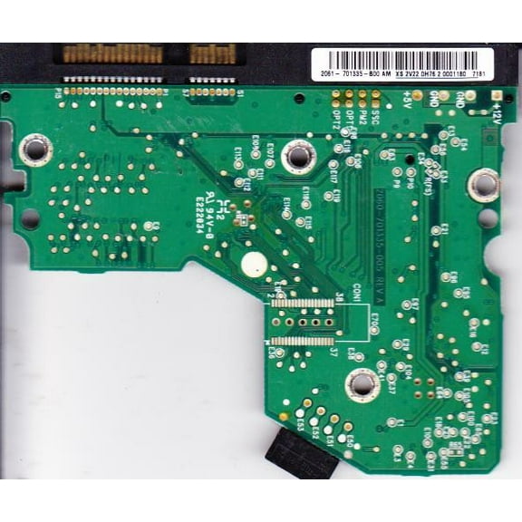 WD2000JS-60NCB1, 2061-701335-B00 AM, WD SATA 3.5 PCB