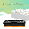 thumbnail image 3 of 201X 201A 6-Pack Compatible Toner Cartridge for HP CF400X 201X M252dw M252n MFP M277dw M277n M277c6 M274n with Chip (Black), 3 of 11
