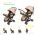 thumbnail image 4 of Carriola 2 en 1 Bidireccional Plegable Portátil Reclinable, 4 of 8
