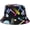 3, variant on CoCopeaunts Women Bucket Hat Outdoor Sun Protection Packable Men Fisherman Hat Colorful Graffiti Double-Faced Wear Bucket Cap