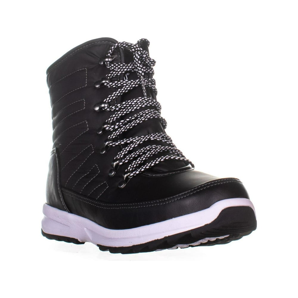 Khombu Womens Khombu Elsa Winter Waterproof Ankle Boots, Black