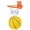 Yellow, variant on Baoblaze Silent Basketball with Hoop Educational Patting Ball Bouncing Ball for Party Yellow