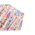 thumbnail image 3 of Cooltree Girl Summer Skort - Kids Skirt with Vibrant Multi-Color Ditsy Floral Print & Built-in Safety Shorts Size 8, 3 of 7