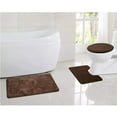 thumbnail image 2 of YouLoveIt 3PCS Bathroom Bath Rug Set Non Slip Soft Bath Rug Set Non-Slip Bathroom Rug Contour Mat and Toilet Seat Lid Cover, 2 of 6