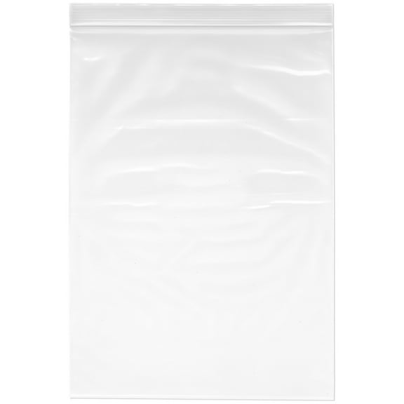 Plymor 10" x 14" (Pack of 100), 4 Mil Heavy Duty Zipper Reclosable Plastic Bags