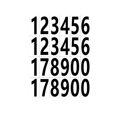 thumbnail image 1 of fastboy 20pack/lot Waterproof And Oil Proof Adhesive Number Stickers Easy To And Durable Strong Adhesive Number Label Sticker Black Number, 1 of 6
