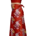thumbnail image 5 of Moomaya Printed Maxi Skirt For Women Long Wrap Skirt Girls Casual Wear Clothing, 5 of 6