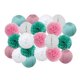 thumbnail image 2 of Decoración hogareña Gwong 21 unids / set DIY Folleto Folleto Linterna Linterna Redonda Flor Colgando Linterna Set Decoración de la boda Gwong 21070699, 2 of 6