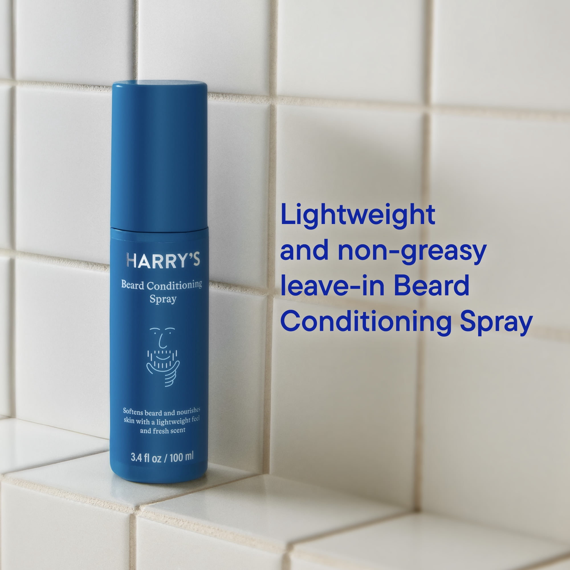 Harry's Beard Conditioning Spray with Grapeseed & Jojoba Oil, Softens & Nourishes, 3.4 FL OZ
