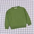 thumbnail image 2 of Esho Toddler Kids Long Sleeve Solid Sweaters Pullovers, Little Girls Boys Casual Crewneck Knitted Tops, 1-7T, 2 of 4