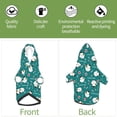 thumbnail image 6 of Fotbe Love Dog Print Small Dog Sweater Hoodies Pet Grey Hooded Soft Fleece Sweatshirts with Pocket Fall Winter Puppy Cat Sweaters Warm Clothes-Small, 6 of 7