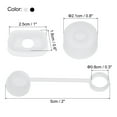thumbnail image 2 of Uxcell Silicone Spill Stopper Accessories for Straw Cup 1.0 40oz/ 30oz, Clear/Black Set of 6, 2 of 6