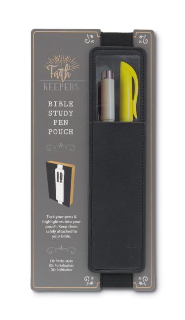 Bible Study Pen Pouch Faith Keepers Black 
