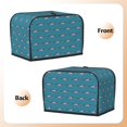 thumbnail image 3 of Fotbe Cartoon Whale for Two Slice Toaster Cover, Fingerprint Protector, Super Soft Appliance Cover And Dust Cover,Bread Dust Cover & Fingerprint Protection, 3 of 7