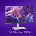 thumbnail image 2 of Dell P2425H 24-Inch 1920 x 1080 FHD Flat Screen LED Monitor Bundle with Thunderbolt 3 USB-C Cable and Universal Screen Cleaner for LCD and Plasma TVs, Smartphones, and Tablets (Large Bottle) (3 Items), 2 of 8