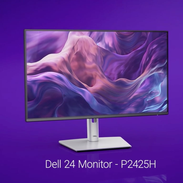 Dell P2425H 24-Inch 1920 x 1080 FHD Flat Screen LED Monitor Bundle