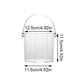 thumbnail image 2 of Popular! Ice Bucket, Small Clear Acrylic Ice Balls Container Champagne Beer Wine Chiller With Handle For Freezer Cocktail Bar Party, 4.7 X 4.9 In, 2 of 4