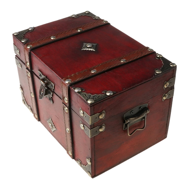 Treasure Chest Storage Box, Wooden Vintage Keepsake Box Jewelry Storage  Case Handmade Treasure Chest…See more Treasure Chest Storage Box, Wooden