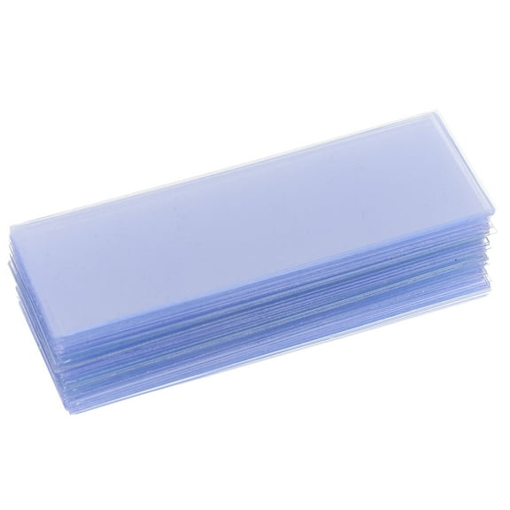 KAJNBN Plastic Blank Microscope Slides for Laboratory Use with Transparent Design and Standard Size 22x22mm