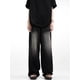 thumbnail image 2 of Pantalones vaqueros para mujer, estilo americano, sencillos, retro, degradados, combinables, encantadores, informales, holgados, de calle, elegantes, de pierna ancha, para estudiantes, nuevos, 2 of 6