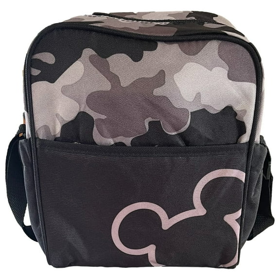 Disney Black & Brown Camo Mickey Mouse Mini Camouflage Diaper Bag