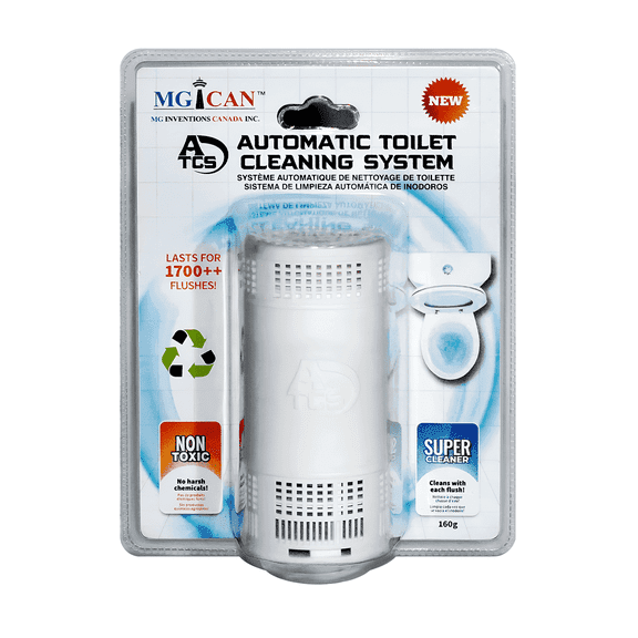 Patented Automatic Toilet Cleaning System(ATCS)| Recyclable & Long-Lasting In Tank Toilet Cleaner Bowl | Removes Stains | UL-Certified For Non-Toxic Environmental Friendly , 1 Pack